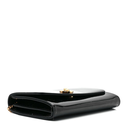 Versace Patent Medusa Clutch With Chain Black 4 of 10