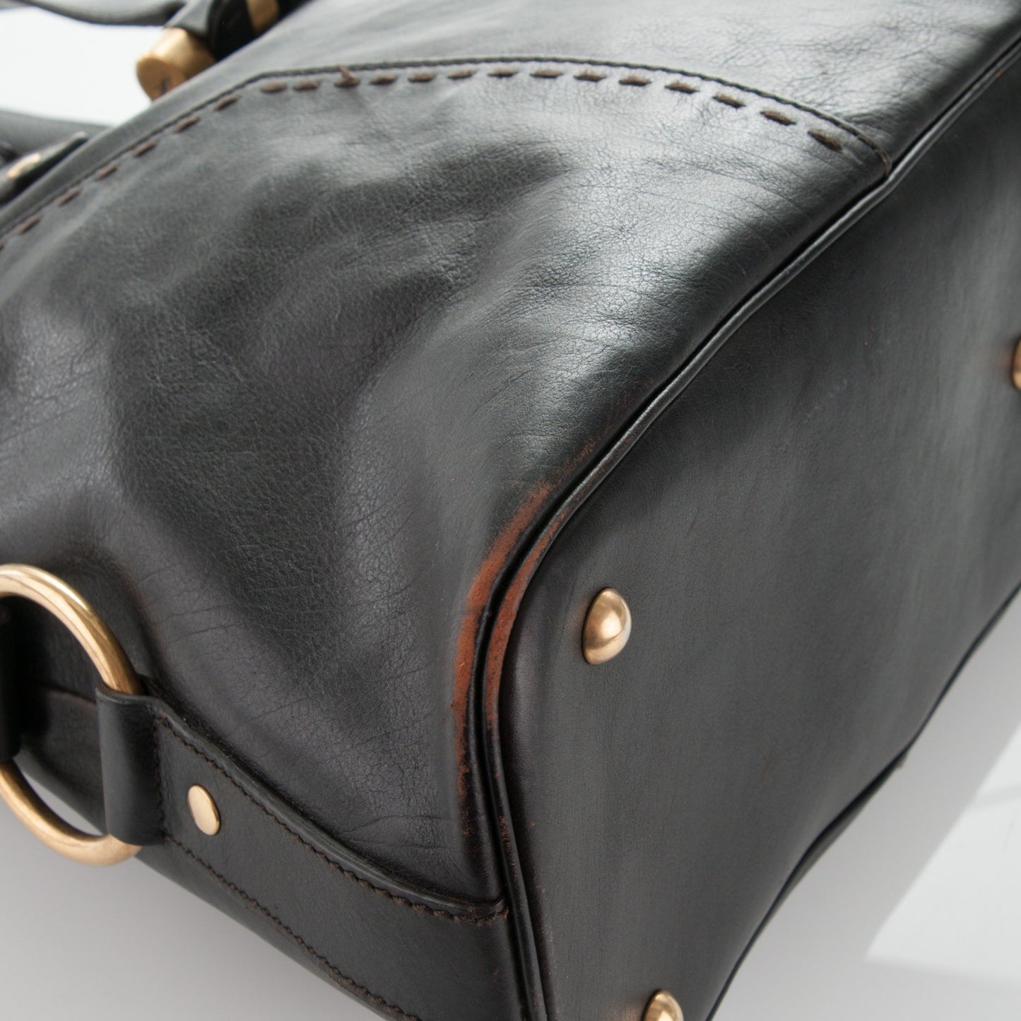 Calfskin Large Muse Brown