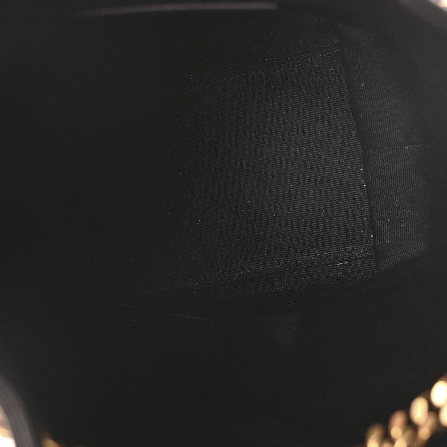 Saint Laurent Lambskin Matelasse Monogram Joe Nano Bucket Bag Black 5 of 10
