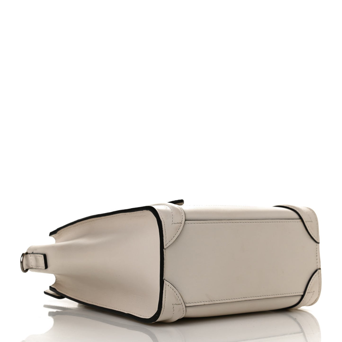 Smooth Calfskin Nano Luggage White