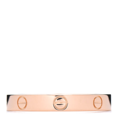 Cartier 18K Pink Gold 3.5mm LOVE Wedding Band Ring 64 10.75 3 of 4