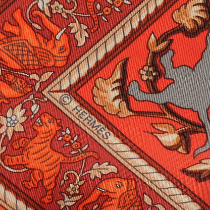 Hermes Silk Chasse En Inde Scarf 90 5 of 6