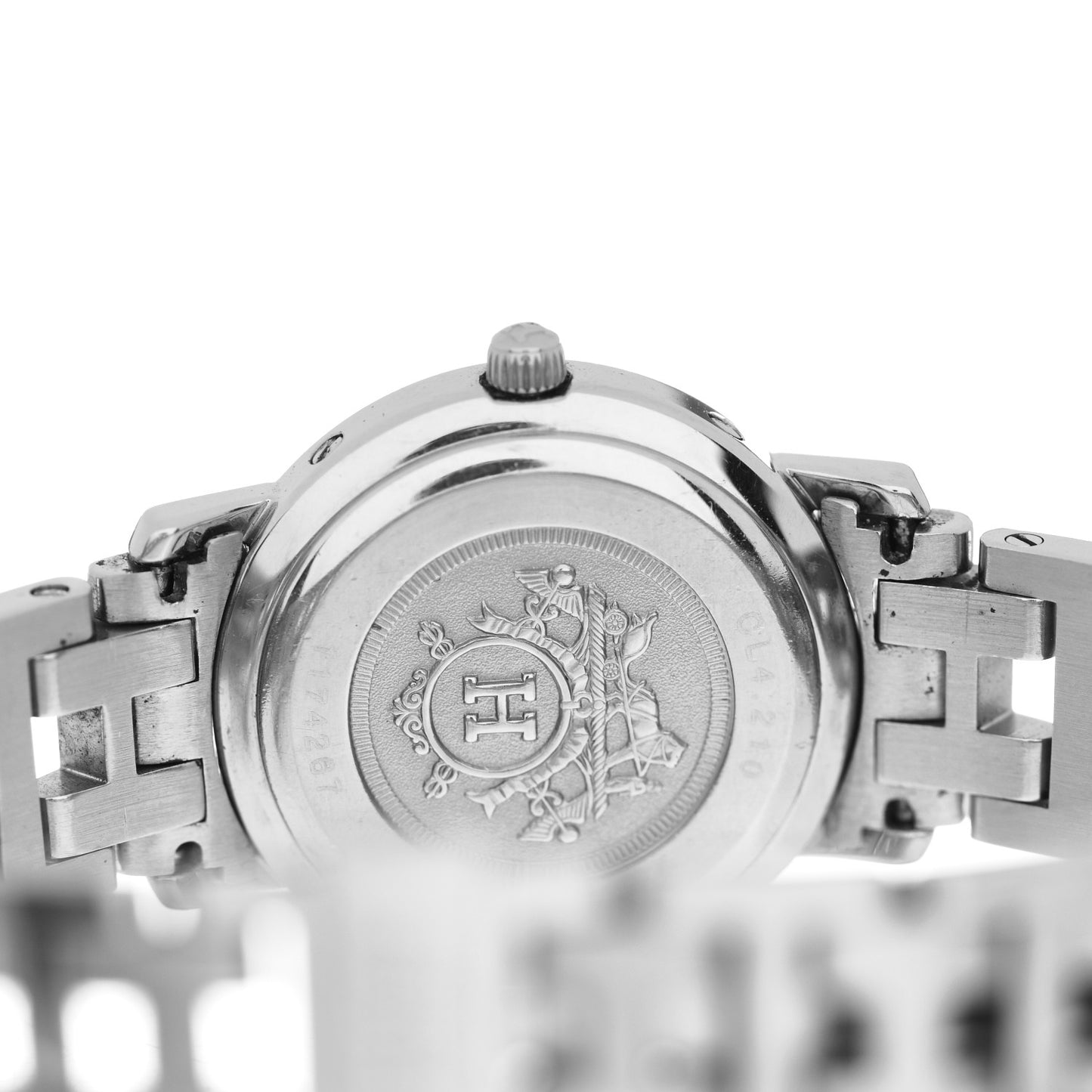 Stainless Steel 24mm Clipper Quartz Watch White