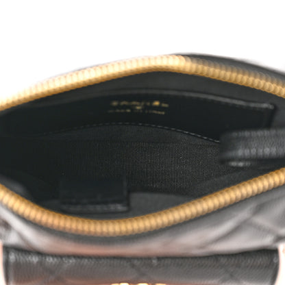 Chanel Caviar Quilted Polly Pocket Pouch Hobo Black 5 of 11
