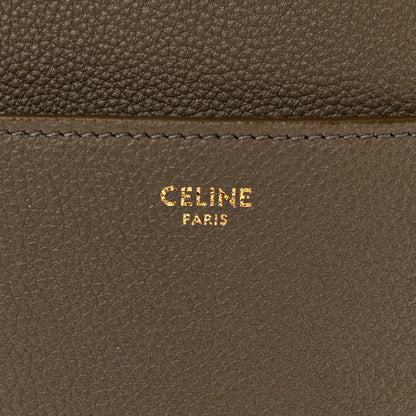 Celine Soft Grained Calfskin Sangle Bucket Bag Taupe 6 of 12