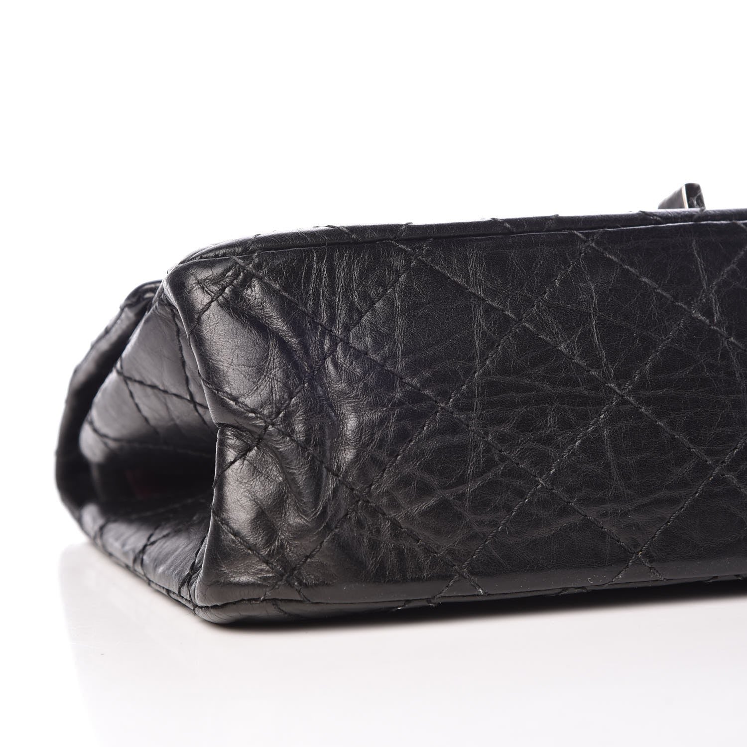 Chanel Aged Calfskin Quilted 2.55 Reissue 225 Flap Black 10 of 11