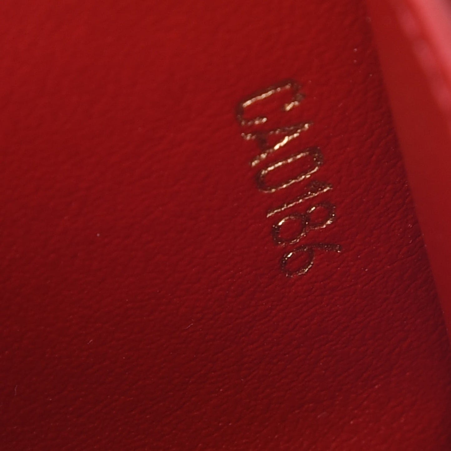 Damier Ebene Caissa Card Holder Cherry