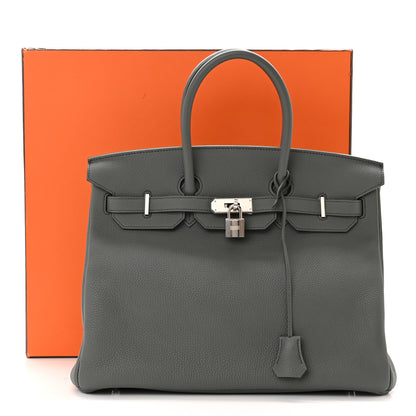 Hermes Togo Birkin 35 Vert Amande 16 of 16