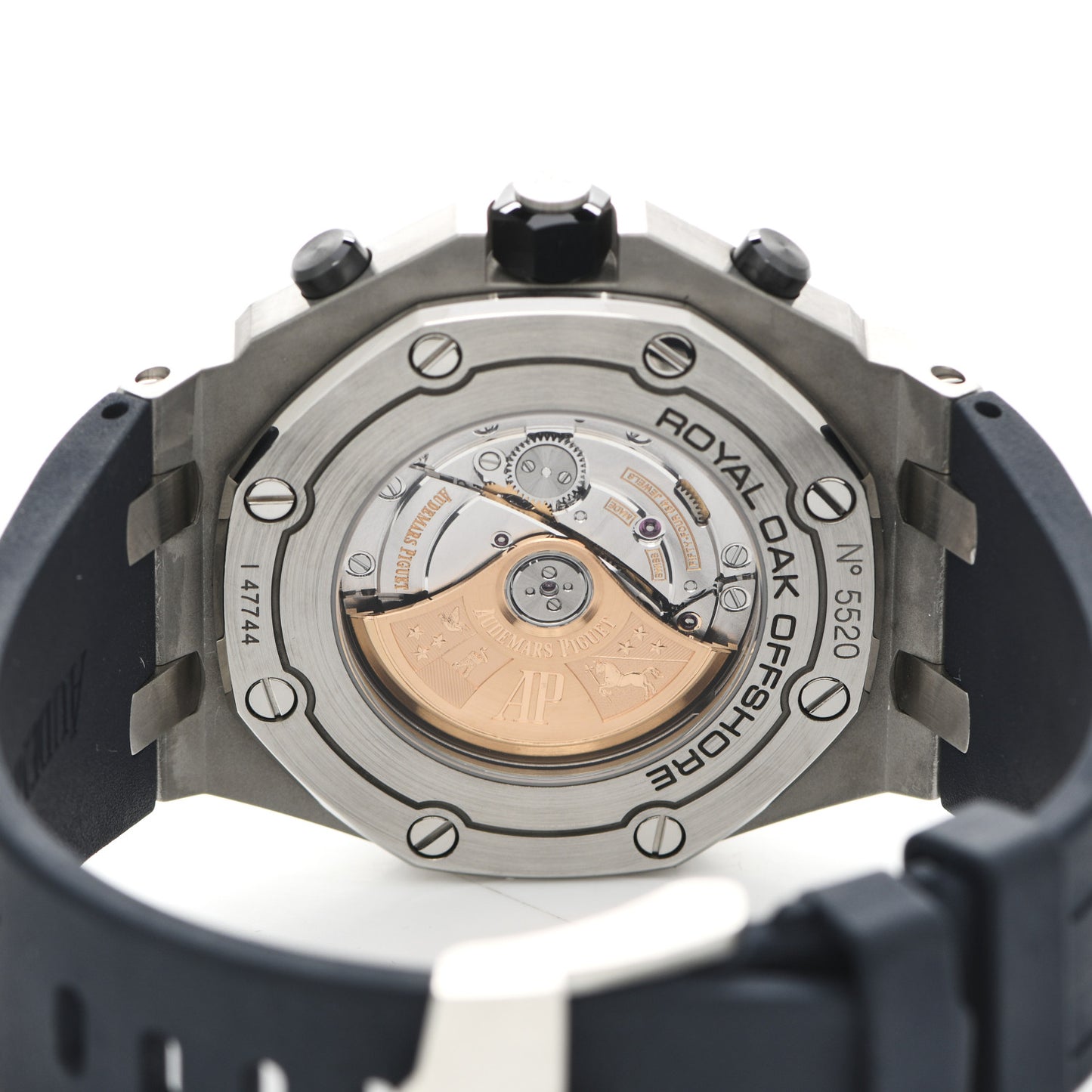Stainless Steel Rubber 42mm Royal Oak Offshore Chronograph Automatic Watch Blue 26470ST.OO.A027CA.01
