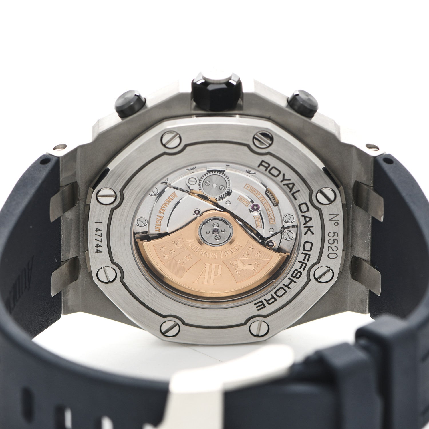 Audemars Piguet Stainless Steel Rubber 42mm Royal Oak Offshore Chronograph Automatic Watch Blue 26470ST.OO.A027CA.01 4 of 5