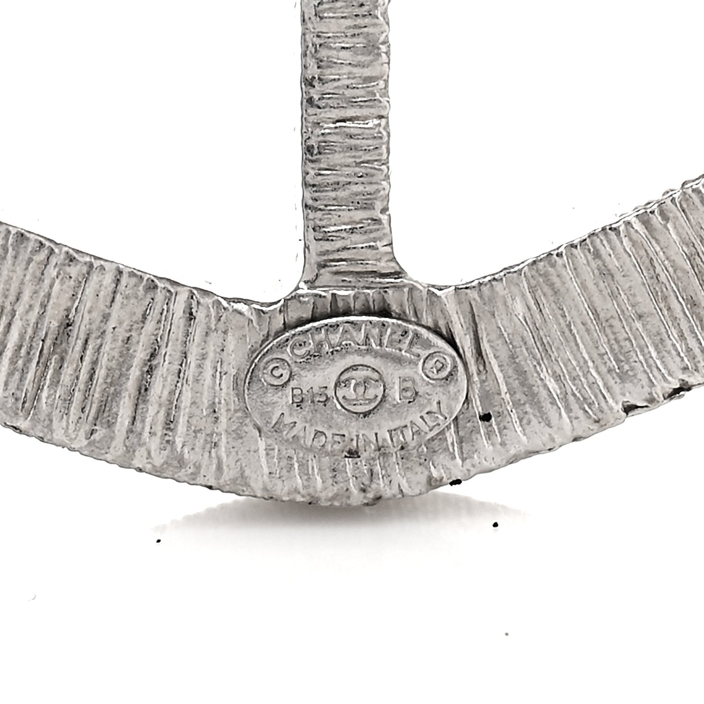 Swarovski Baguette Crystal CC Shield Brooch