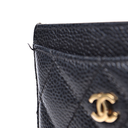 Chanel Caviar Quilted Card Holder Black 8 of 9