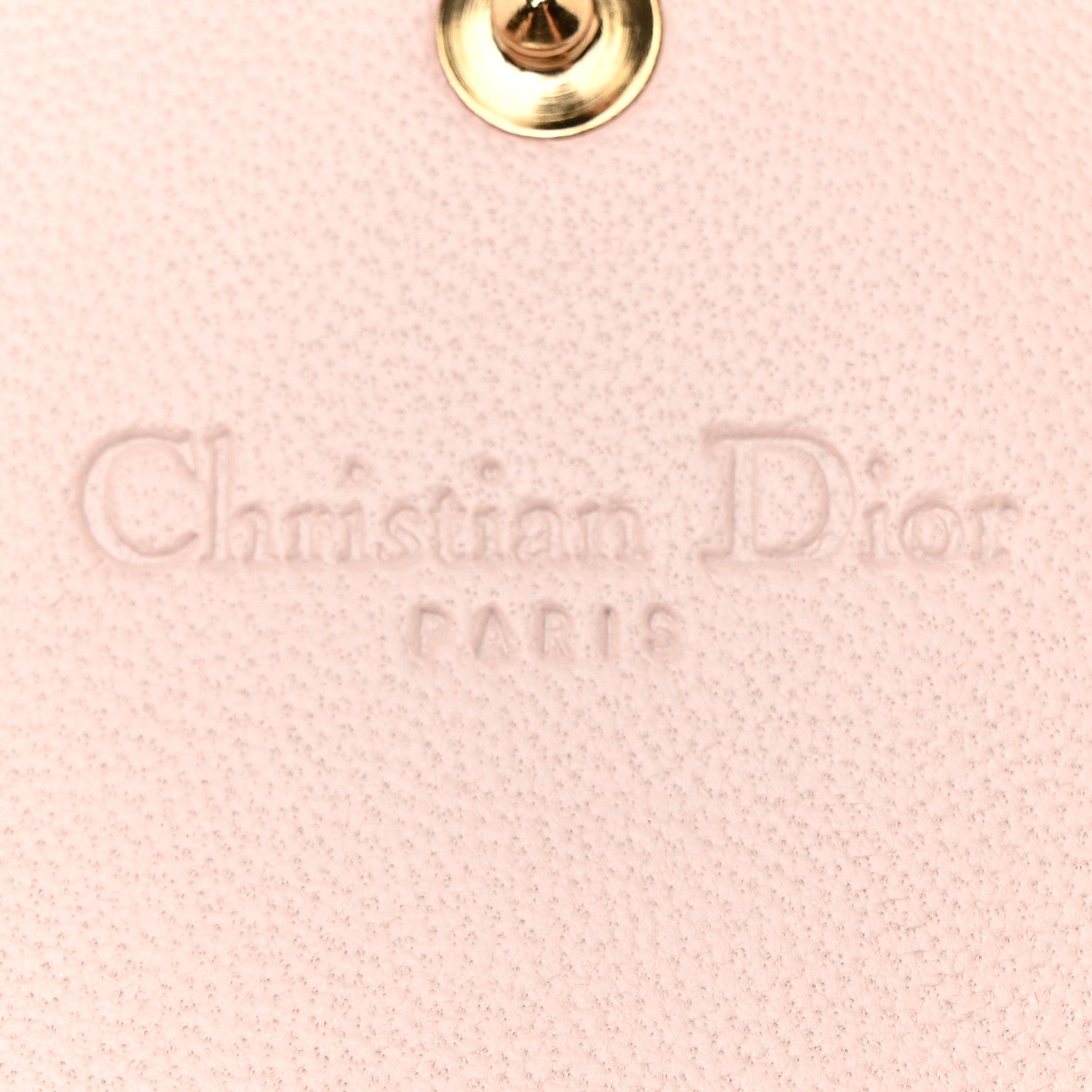 Christian Dior Lambskin Cannage Lady Dior Rendezvous Wallet On Chain Light Pink 6 of 14