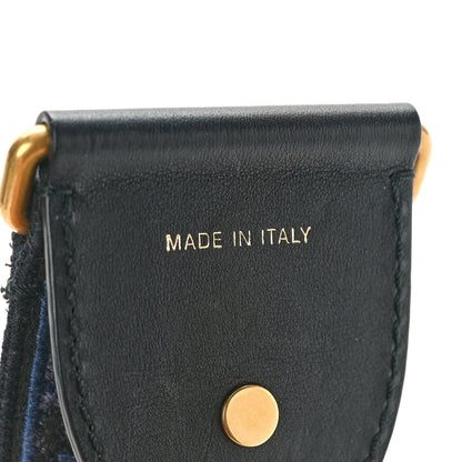 Christian Dior Canvas Embroidered Studded KaleiDiorscopic Adjustable Shoulder Strap Blue 4 of 4