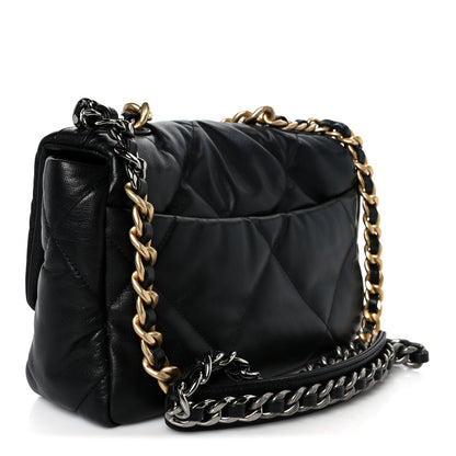 Chanel Lambskin Quilted Medium Chanel 19 Flap Black 3 of 11
