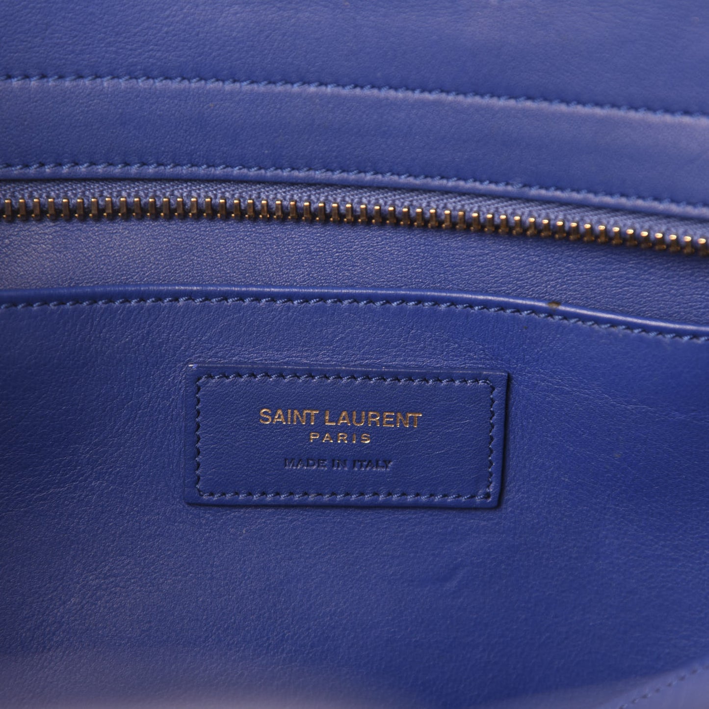 Calfskin Suede Baby Monogram Downtown Cabas Ultramarine