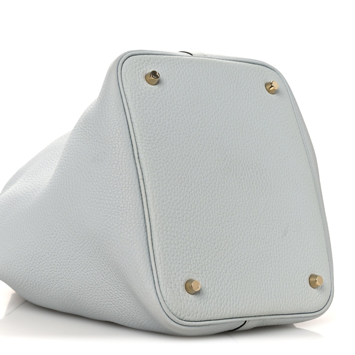 Hermes Taurillon Clemence Picotin Lock 22 MM Bleu Pale 10 of 12