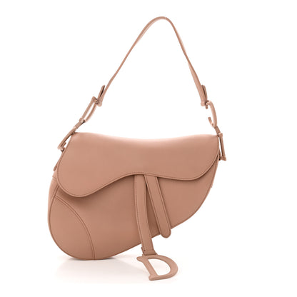 Christian Dior Ultra Matte Calfskin Saddle Bag Blush 1 of 12