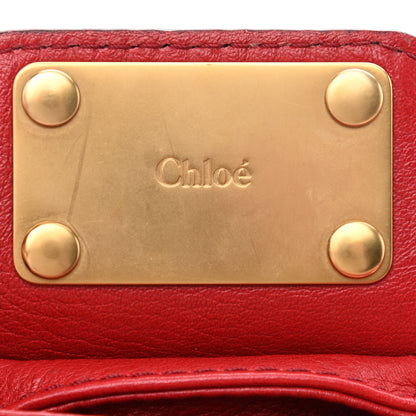 Chloe Calfskin Medium Paddington Satchel Rouge 10 of 15