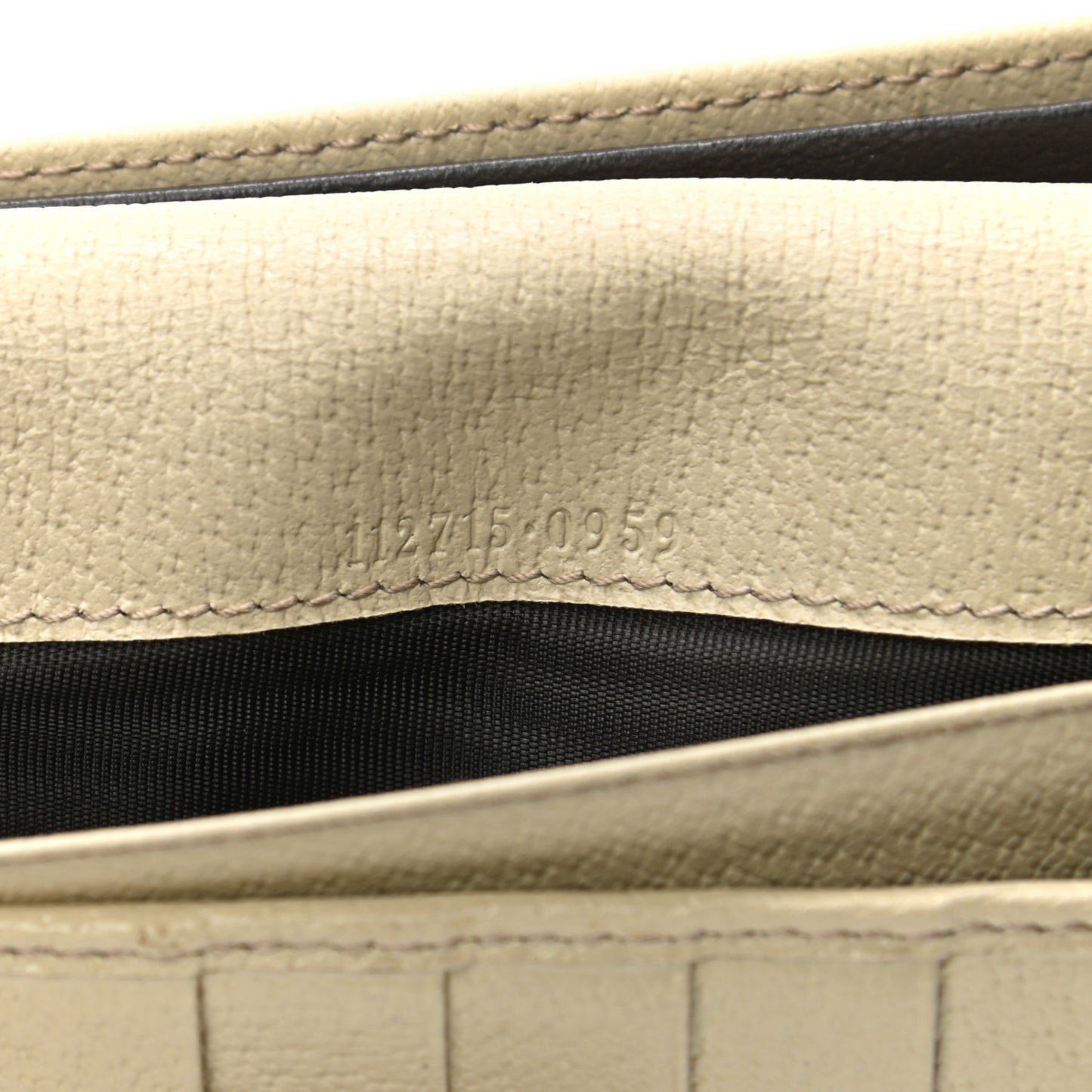 Monogram Metal Bar Continental Flap Wallet Off White