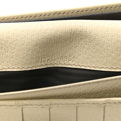 Gucci Monogram Metal Bar Continental Flap Wallet Off White 8 of 11