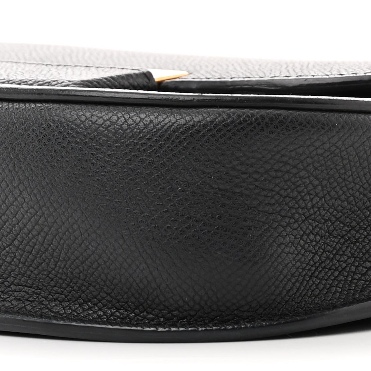 Grained Calfskin Small Trotteur Black