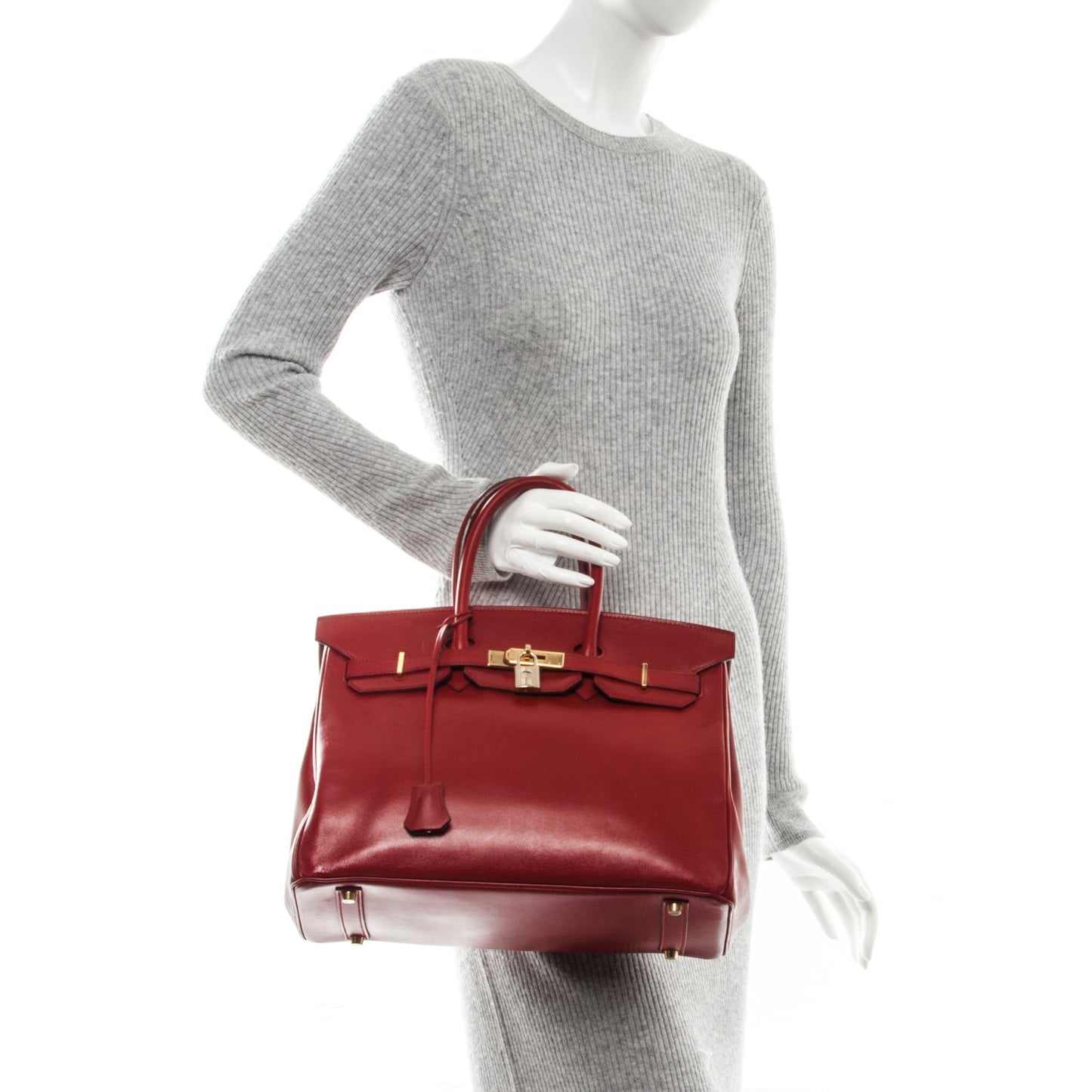 Box Birkin 35 Rouge Vif