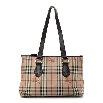 Burberry Haymarket Check Medium Regent Tote Chocolate 1 of 19