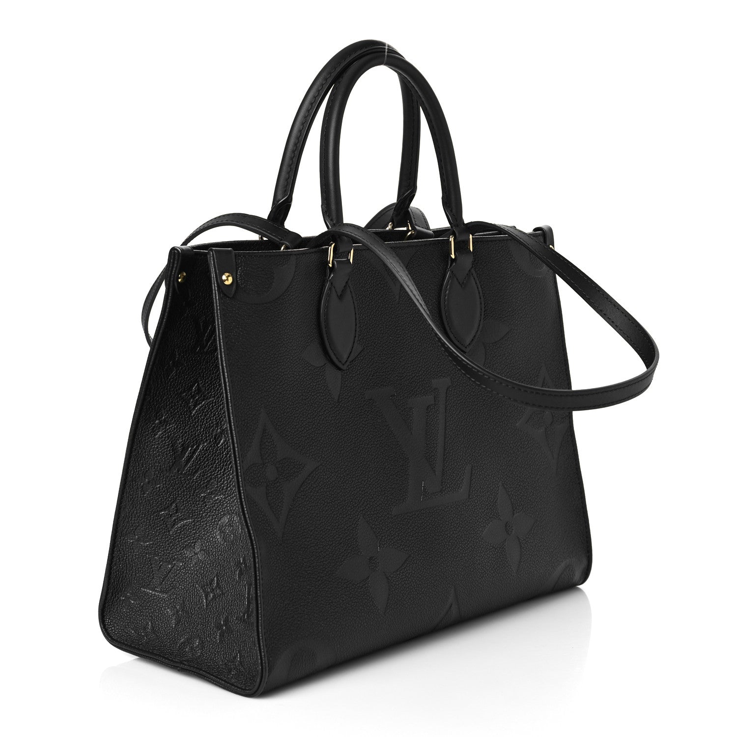 Louis Vuitton Empreinte Monogram Giant Onthego MM Black 2 of 7