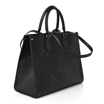 Louis Vuitton Empreinte Monogram Giant Onthego MM Black 2 of 7