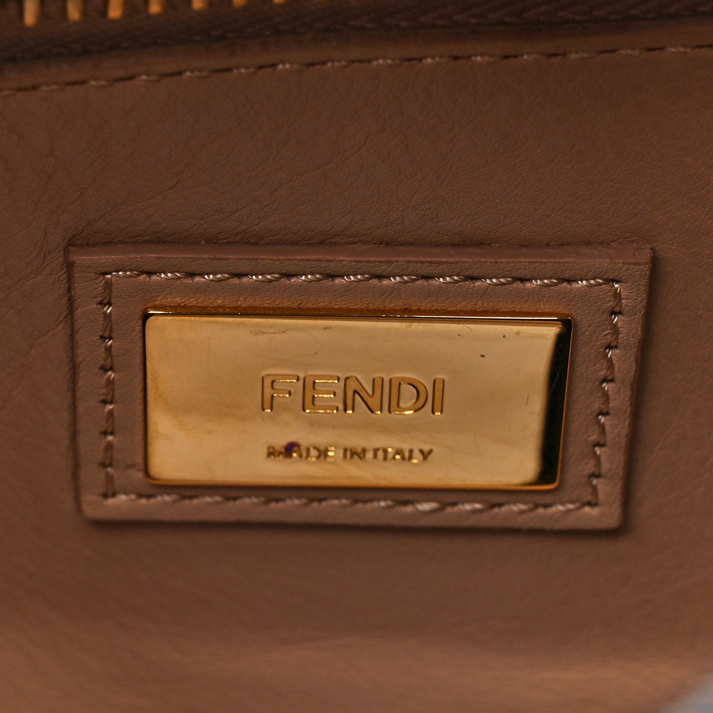 Vitello Seta Burro Medium Peekaboo Iconic Satchel Blue Notte Plaster