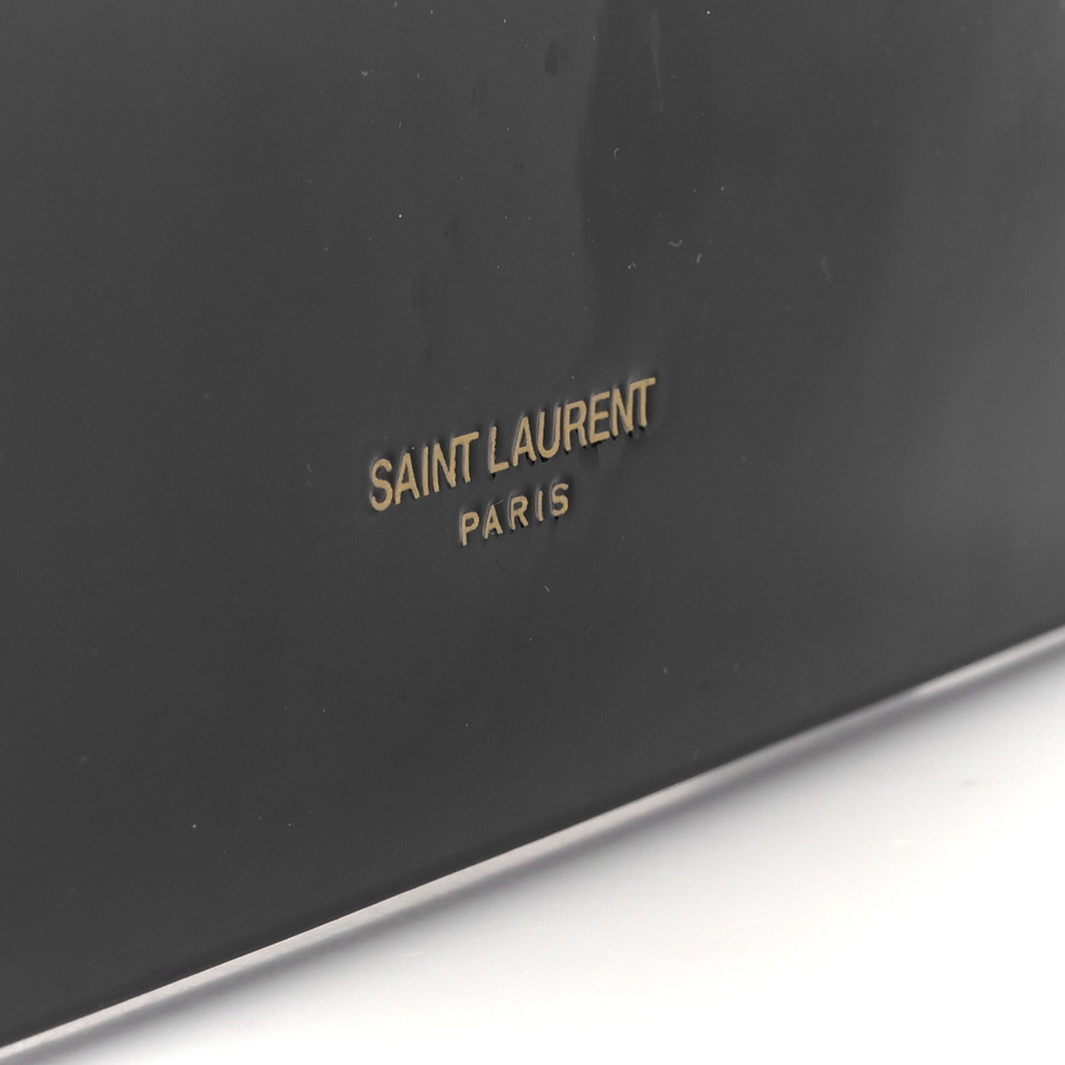 Saint Laurent Patent Paloma Envelope Clutch Black Black 7 of 8