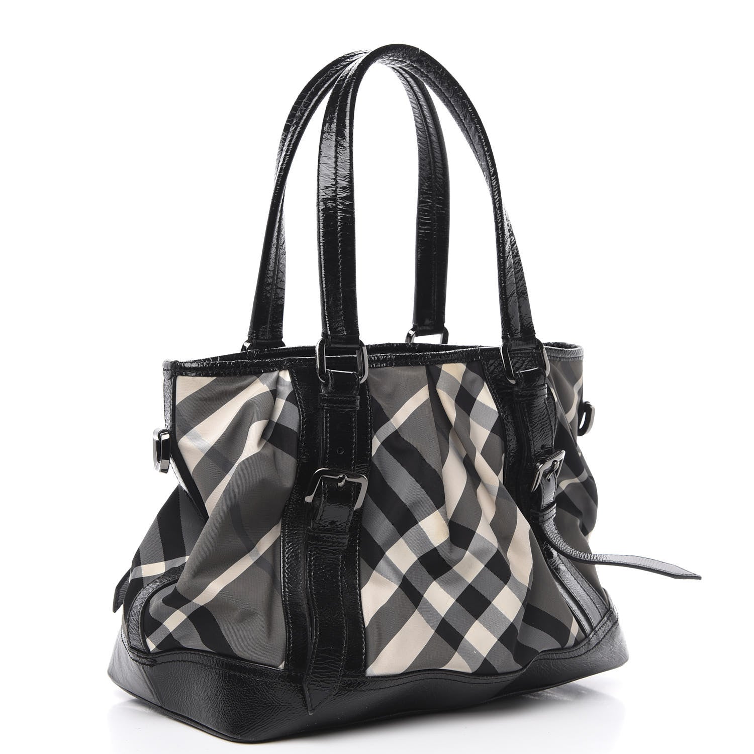 Burberry Nylon Beat Check Lowry Black 3 of 14