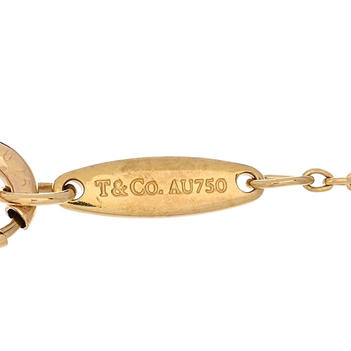 18K Yellow Gold Diamond .15ctw Elsa Peretti Diamonds by the Yard Station Bracelet