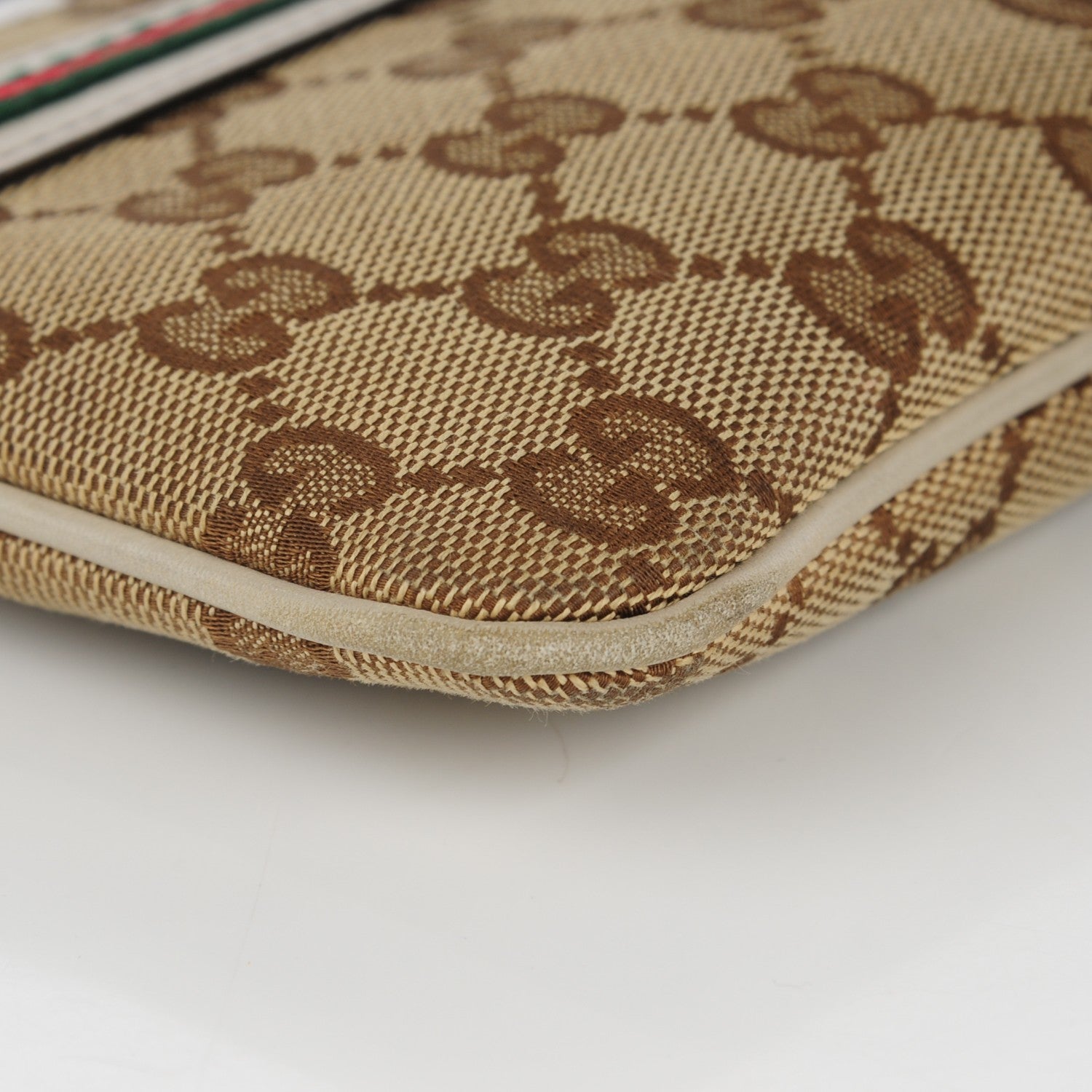 Gucci Monogram Mayfair Wristlet Off White 10 of 10
