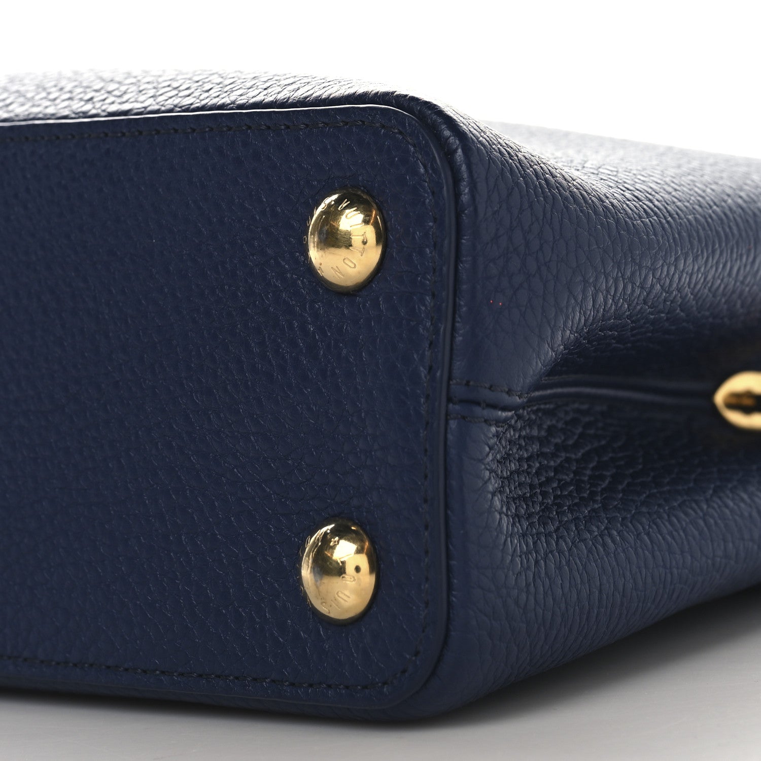 Louis Vuitton Taurillon Capucines BB Tour de France Blue 9 of 10