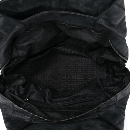 Chanel Caviar Square Stitched Tote Black 4 of 23