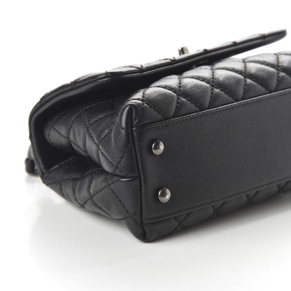 Chanel Caviar Quilted Mini Coco Handle Flap Black 5 of 9