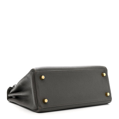 Hermes Togo Kelly Retourne 25 Etain 4 of 12
