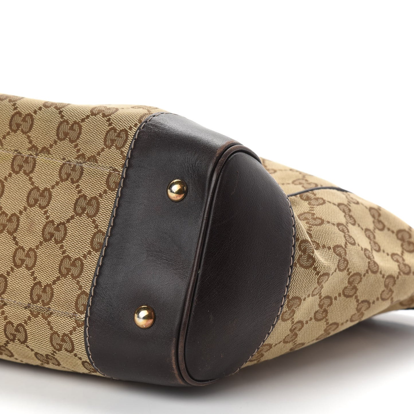Monogram Web Medium Mayfair Tote Dark Brown