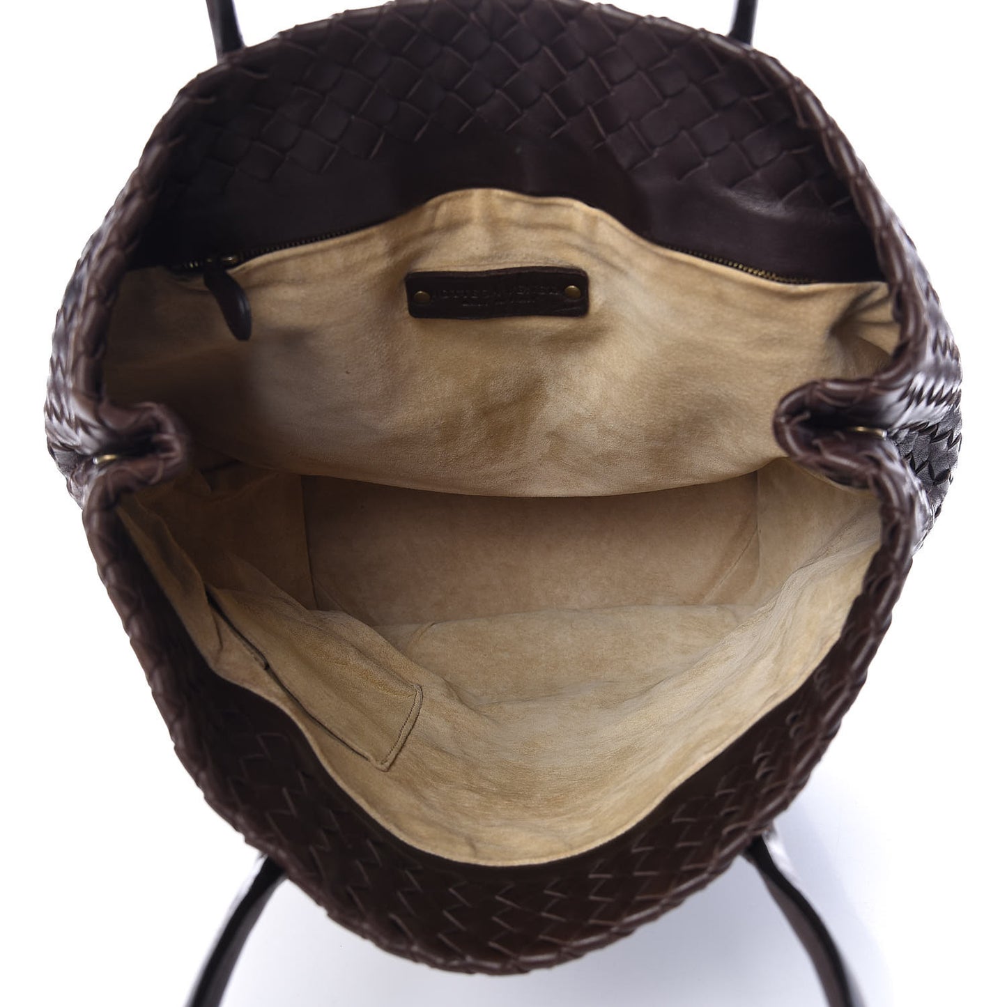 Nappa Intrecciato Tote Ebano