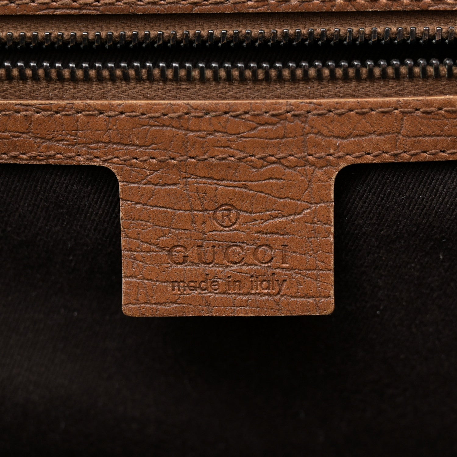 Gucci Monogram Bamboo Bullet Satchel Brown 6 of 13