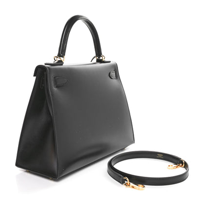 Hermes Box Kelly Sellier 28 Black 3 of 11