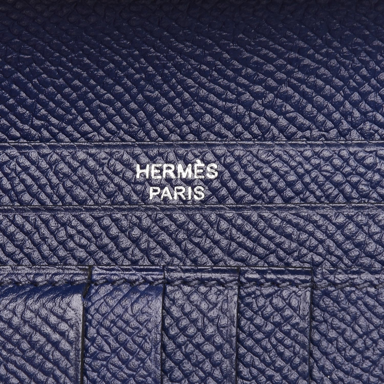 Hermes Epsom Bearn Compact Wallet Bleu Saphir 6 of 7