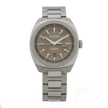 Gucci Stainless Steel 40mm GG2570 Quartz Watch Brown 1 of 4