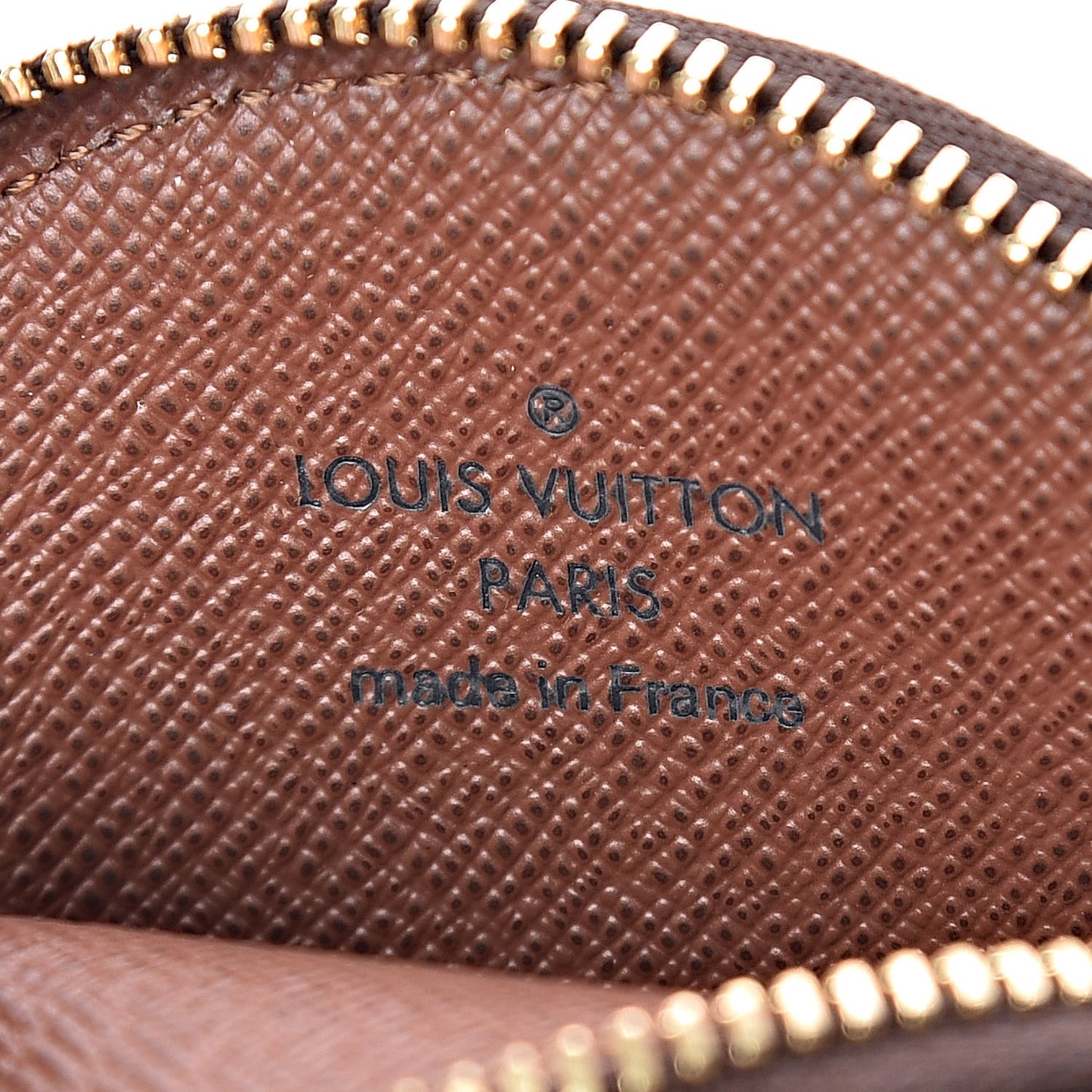 Monogram Round Coin Purse