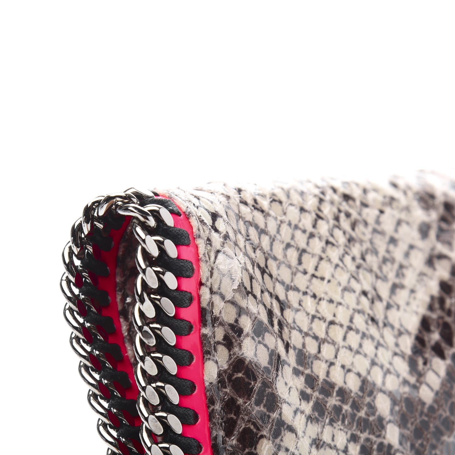 Stella McCartney Eco Python Falabella Clutch Chalk Pink 10 of 11