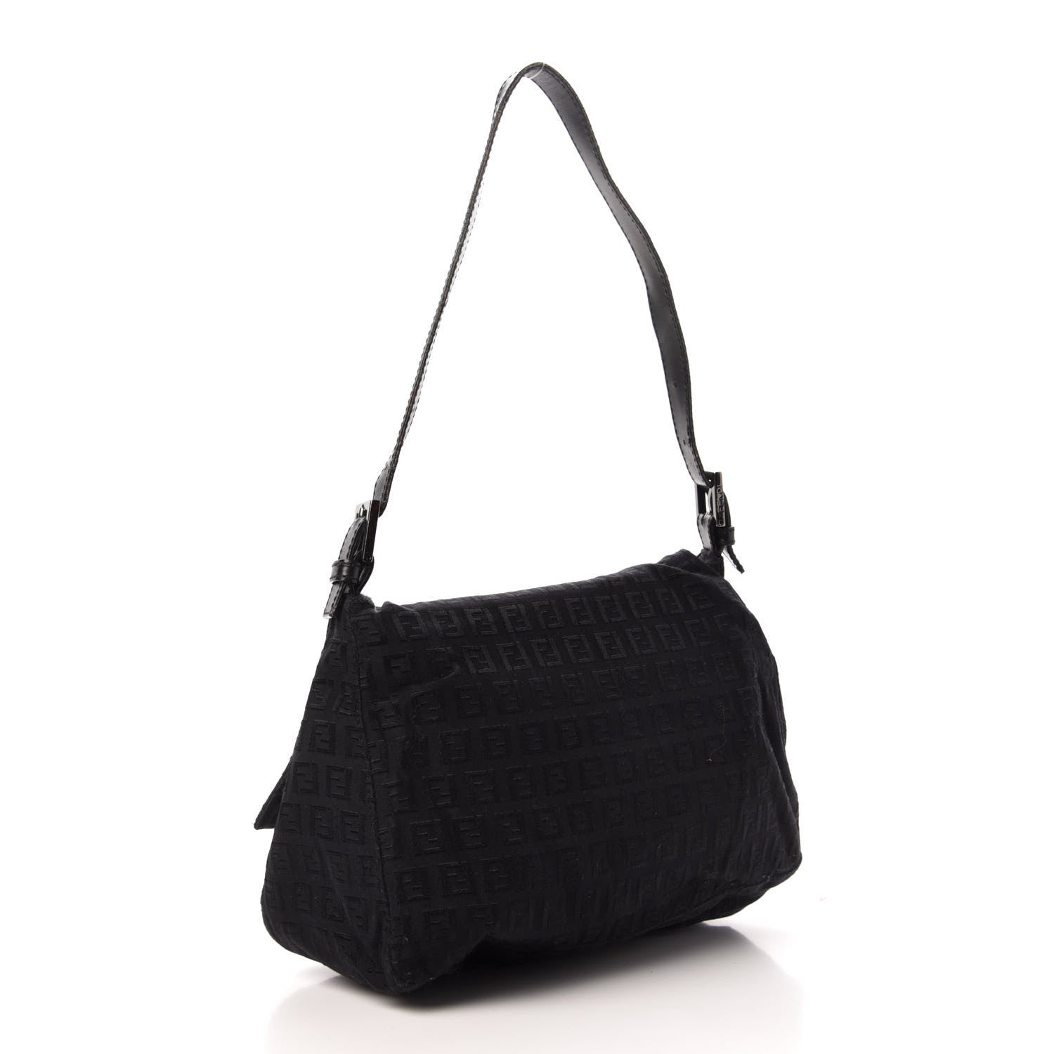 Fendi Zucchino Mama Baguette Black 3 of 9