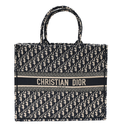 Christian Dior Oblique Large Book Tote Blue Multicolor 1 of 10