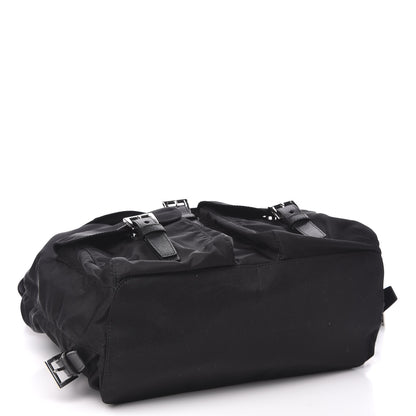 Prada Tessuto Nylon Saffiano Medium Backpack Black 3 of 8